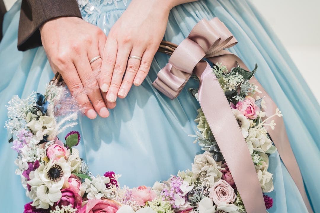 半額以下　ウェディングリースブーケ　ブートニア　アーティフィシャルフラワー