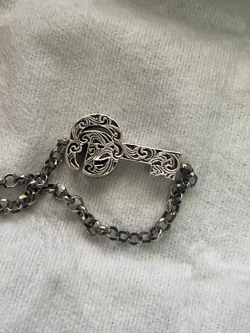 最終値下げ↓★新品★GUCCI★ダブルGブレスレット★鍵モチーフ