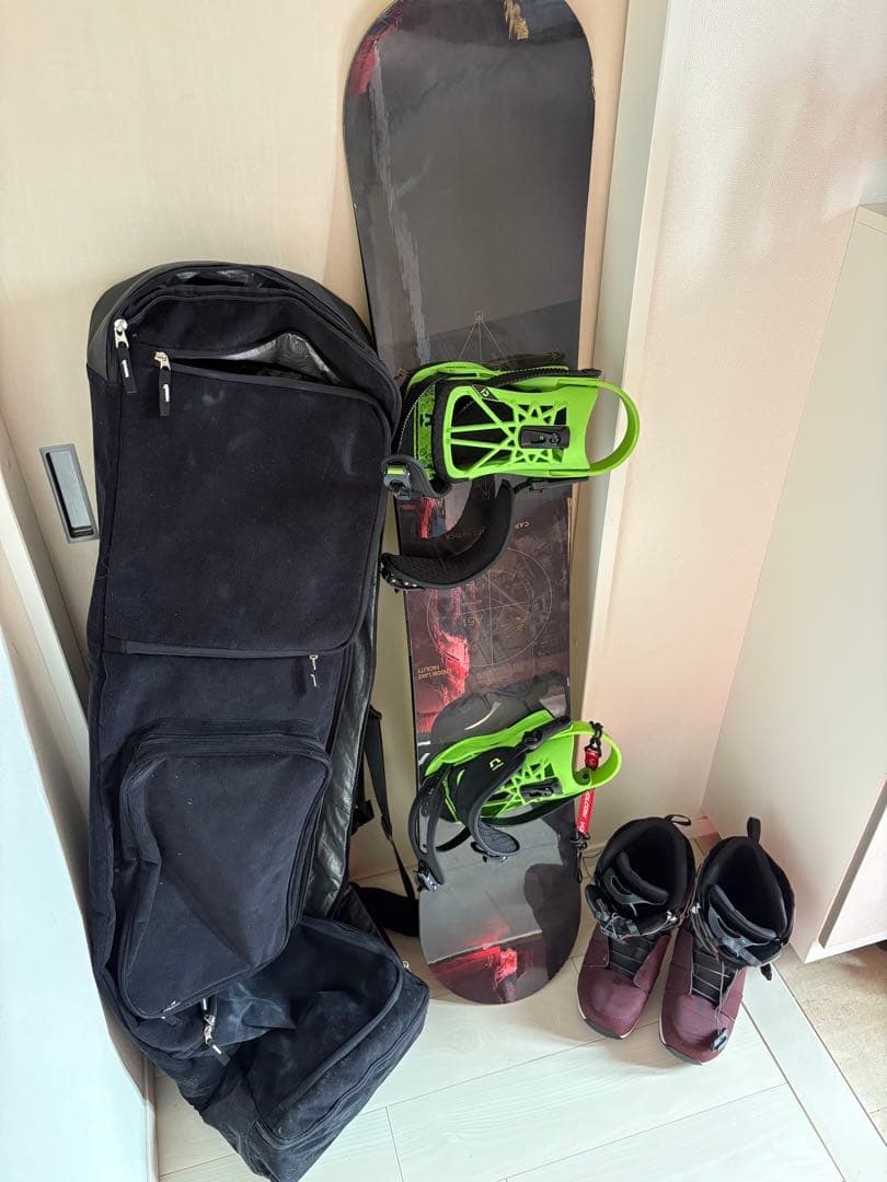 CAPiTA スノーボード イエロー バインディング付き