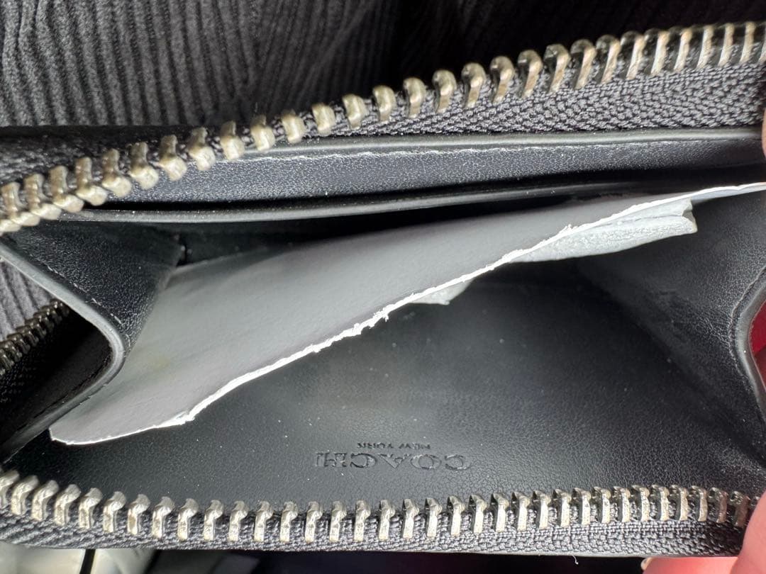 【新品未使用】COACH ケース/カードケース 小銭入れ　ブラック