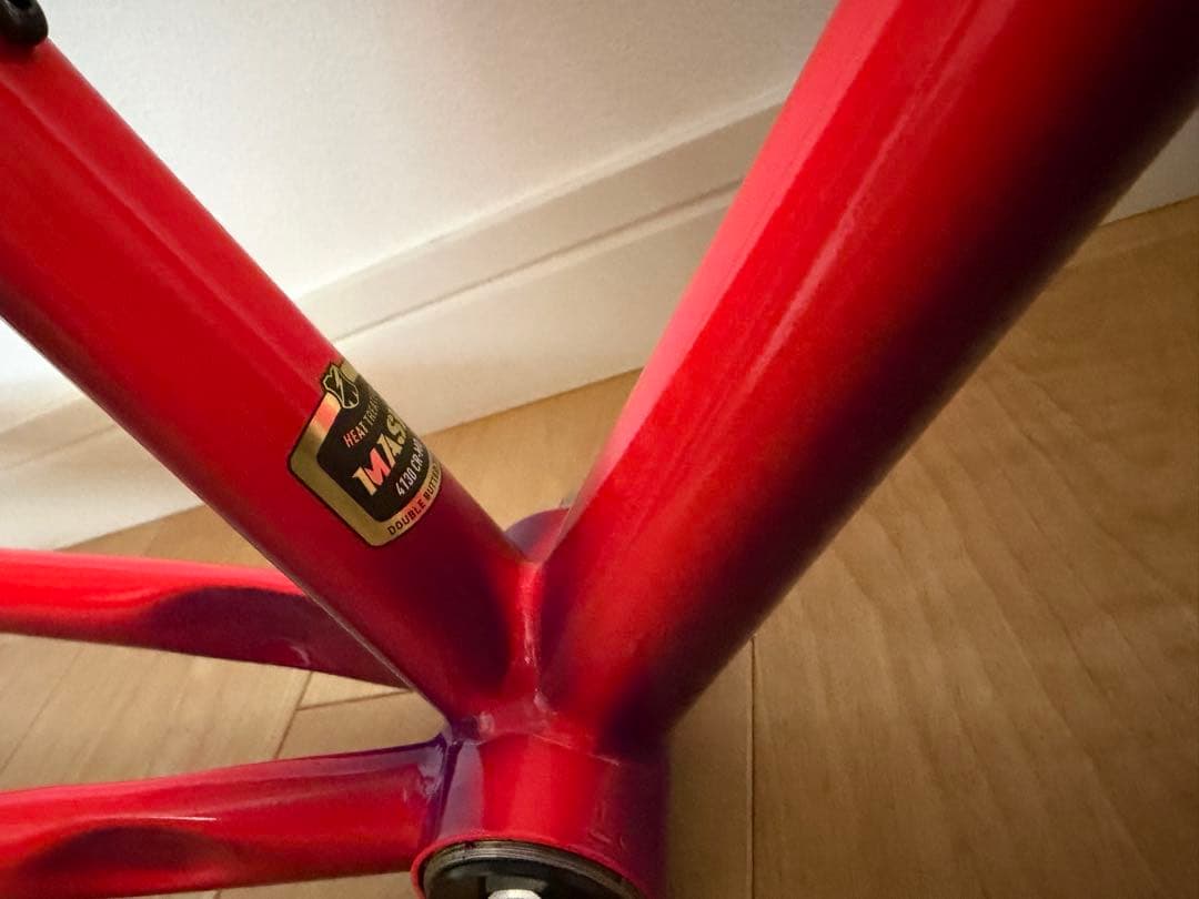 MASH STEEL ネオンフェード XSサイズ フレームセット ヘッド BB付