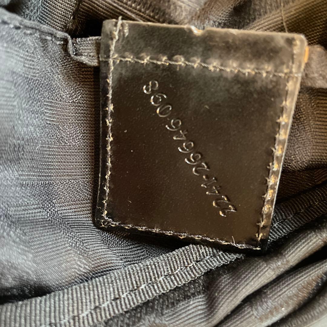 FENDI フェンディ　ボストンバッグ　 ズッカ柄 ブラック　黒