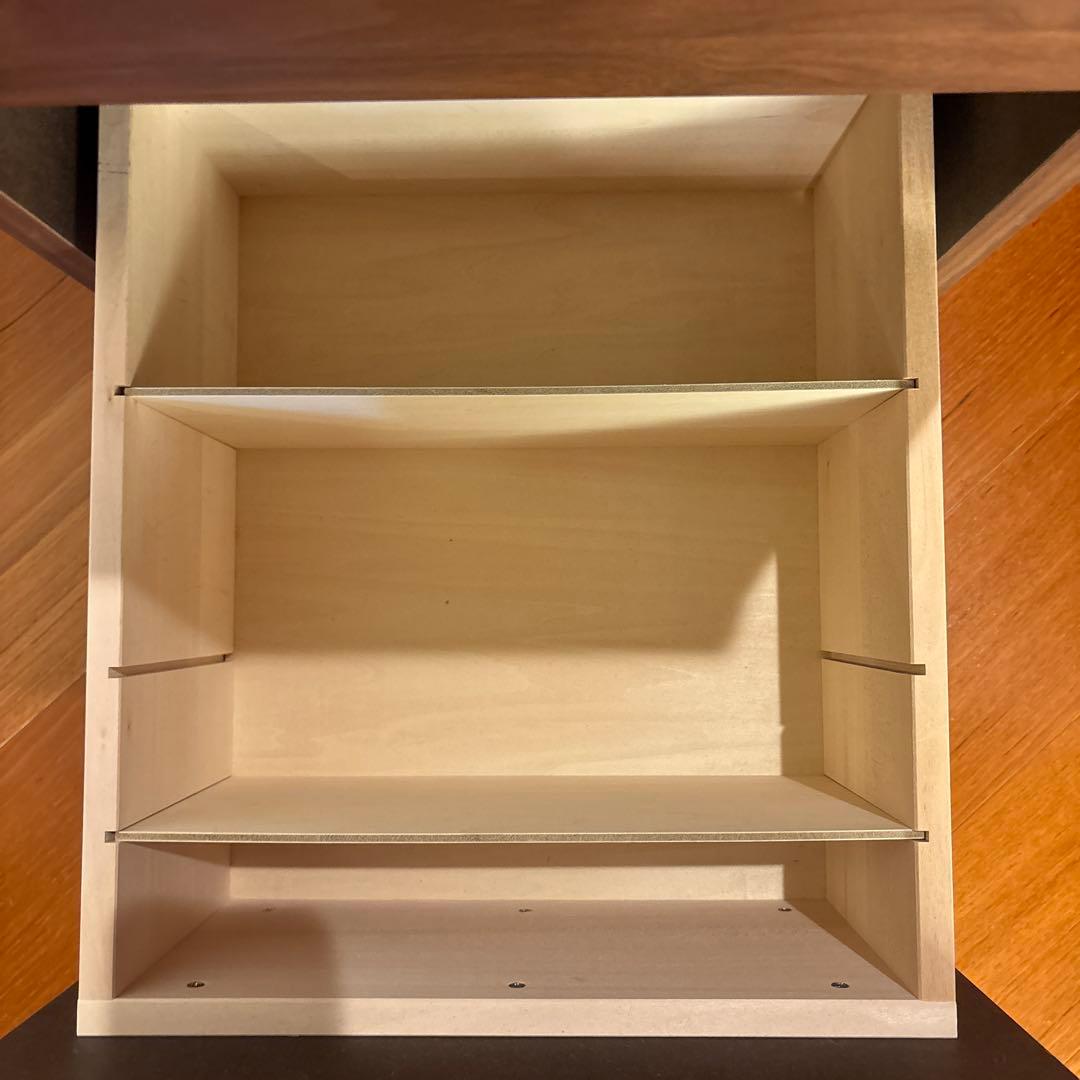 カリモク　ボナシェルタ デスクワゴン 奥行60cm用ST0057 ウォールナット