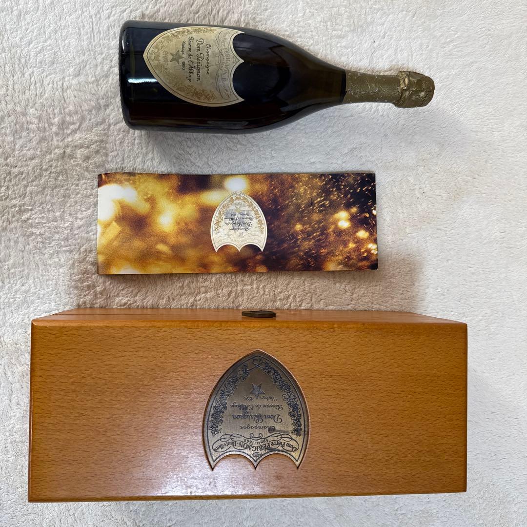 Dom Pérignon シャンパン ゴールド1990年 750ml 木箱付き