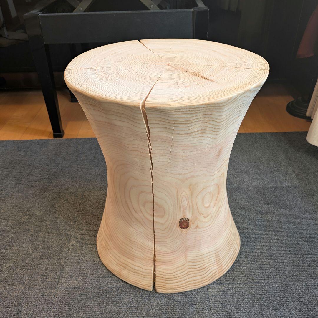 outdoorman　檜②　丸太　椅子　スツール　テーブル　高さ約40㎝