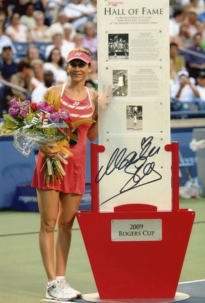 女子テニス　チャンピオン　証明書付き　モニカ・セレシュ 直筆サイン入りフォト