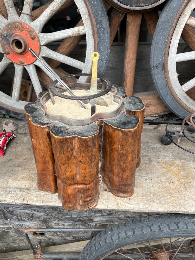 切り株火鉢、火鉢、木株火鉢、手あぶり火鉢、木製手あぶり火鉢