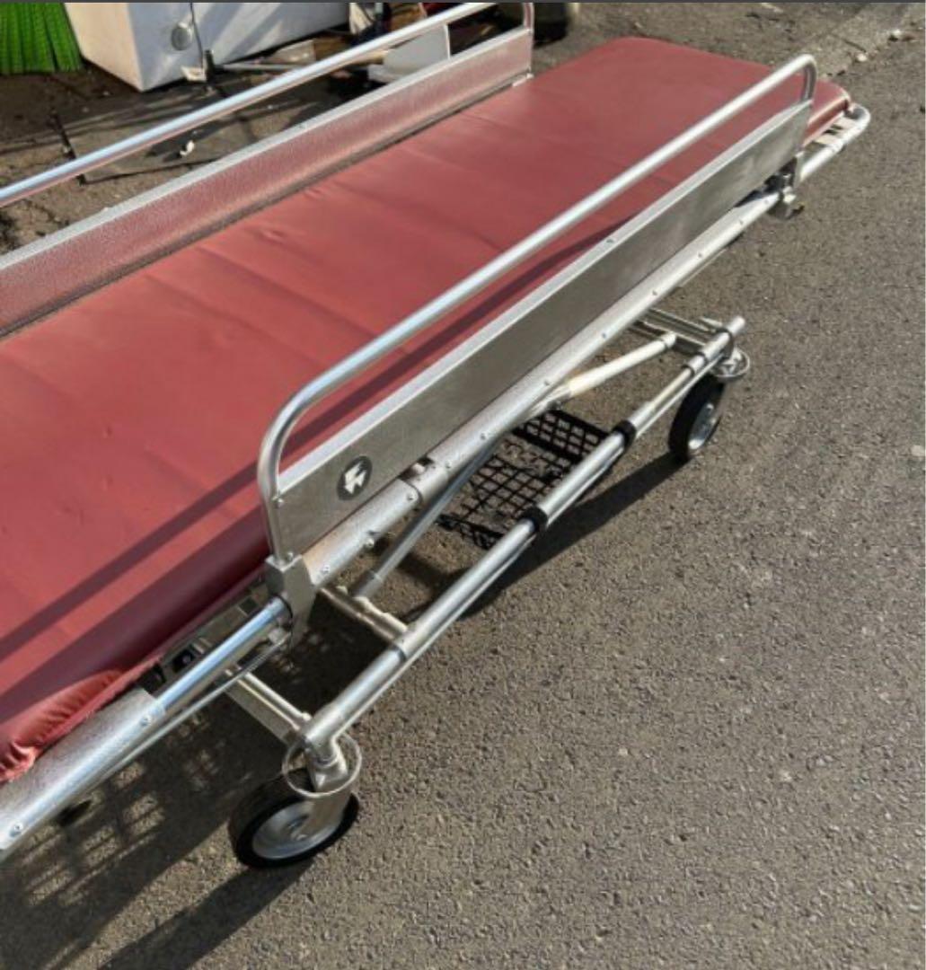 海もんた MRI室用ストレッチャー 33-NM 備品 キャスター付き