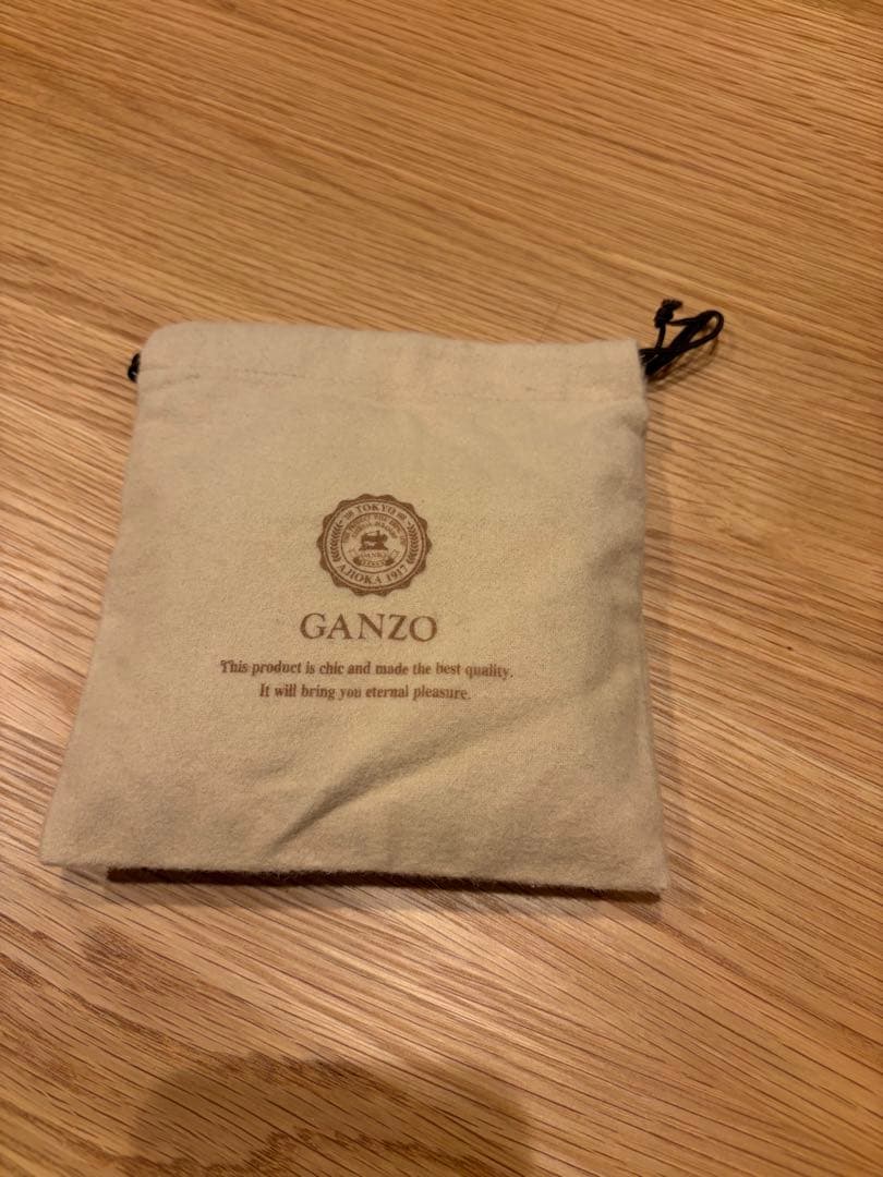 ガンゾ GANZO L字ファスナー二つ折り財布 コードバン