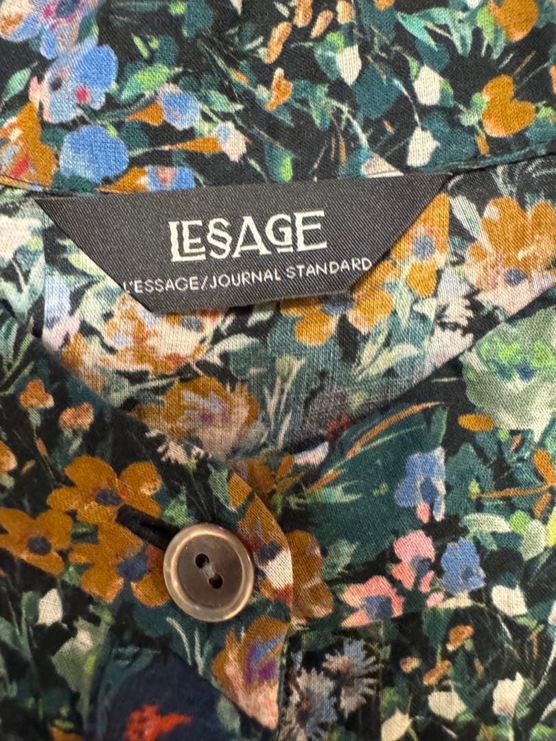 JOURNAL STANDARD L'ESSAGE タックスリーブシャツ　小花柄