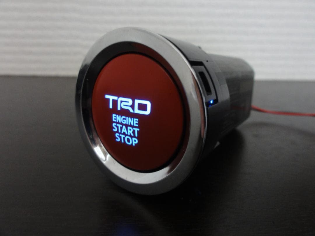 新品☆TRD 8ピン エンジンプッシュスタートスイッチ!!レインボー!!