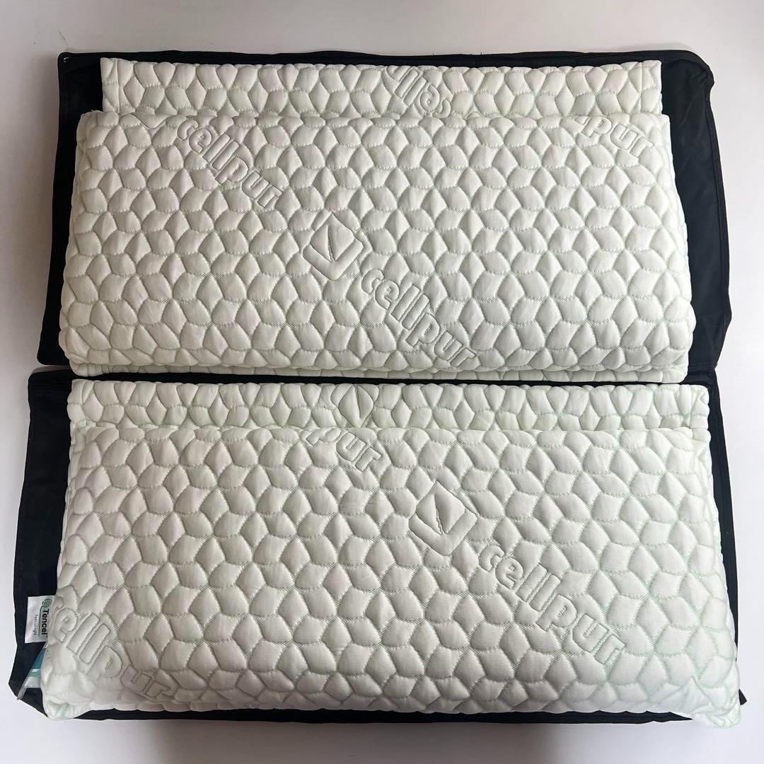 cellpur 枕 収納バッグ付き セルプール 2点セット