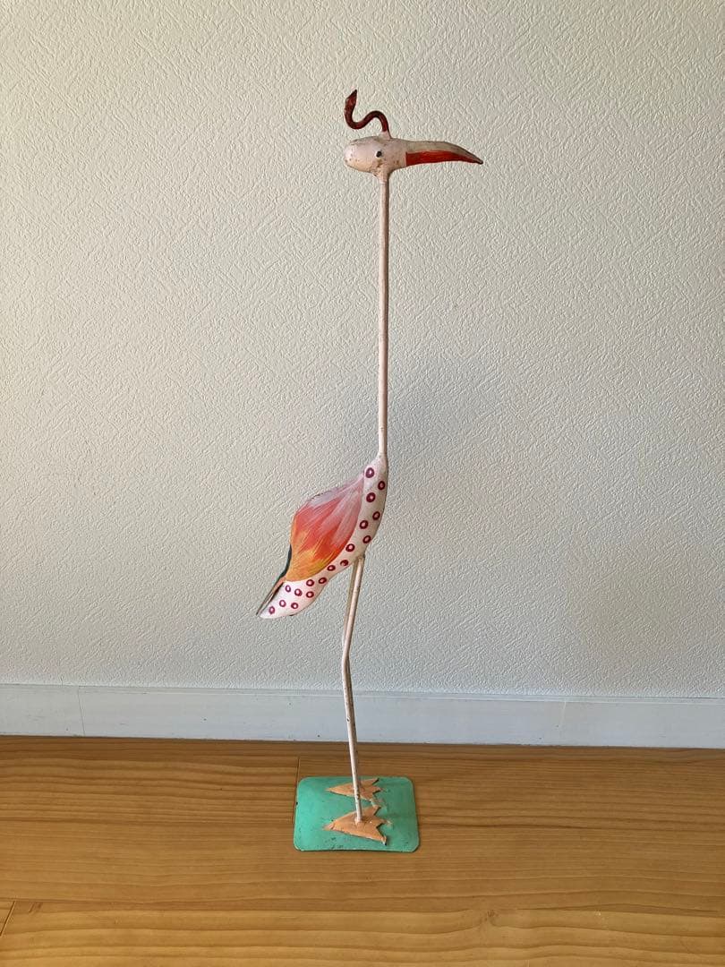 フラミンゴオブジェ（アイアン）/ピンク