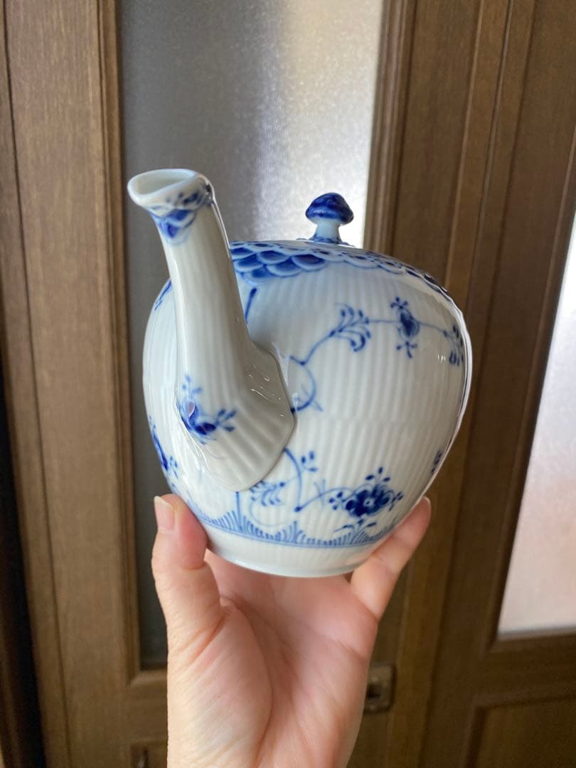 ロイヤルコペンハーゲンブルーフルーテッドハーフレースSet