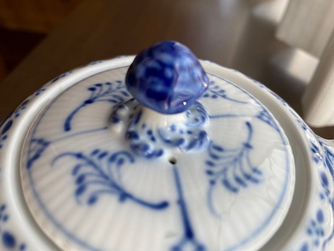 ロイヤルコペンハーゲンブルーフルーテッドハーフレースSet