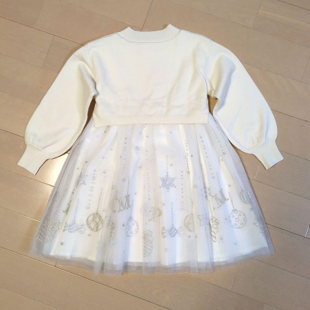 【メルカリ市　値下げ】　新品　タグあり　メゾピアノ 120 ワンピース