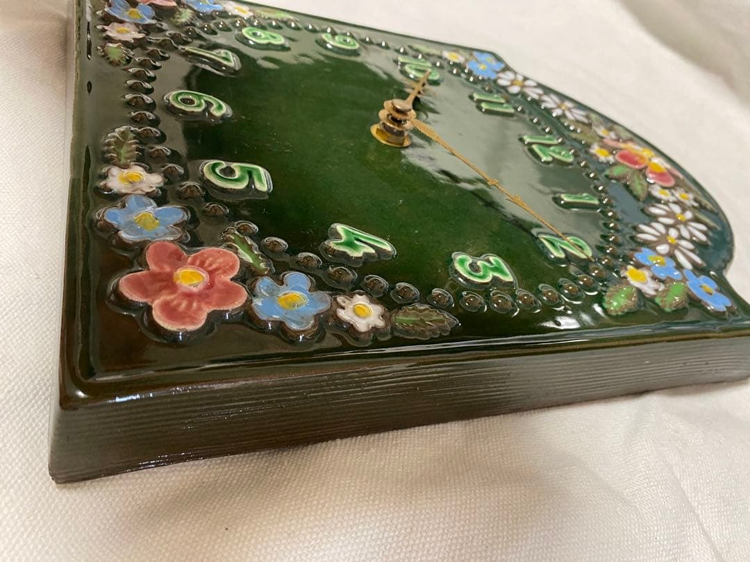 北欧陶板を代表Jie Gantofta（ジィ・ガントフタ）陶板ウォールクロック