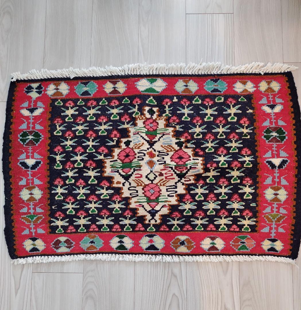 セネのキリム　（玄関マットサイズ大 88×56cm）