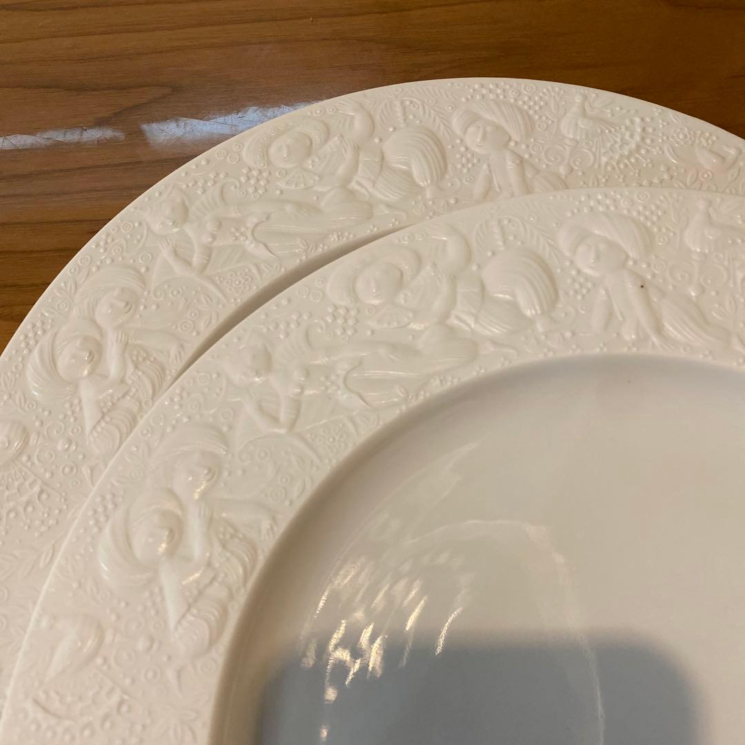 B 魔笛　ローゼンタール マテキ　プレート　大皿　26㎝　27㎝　ディナー　ペア