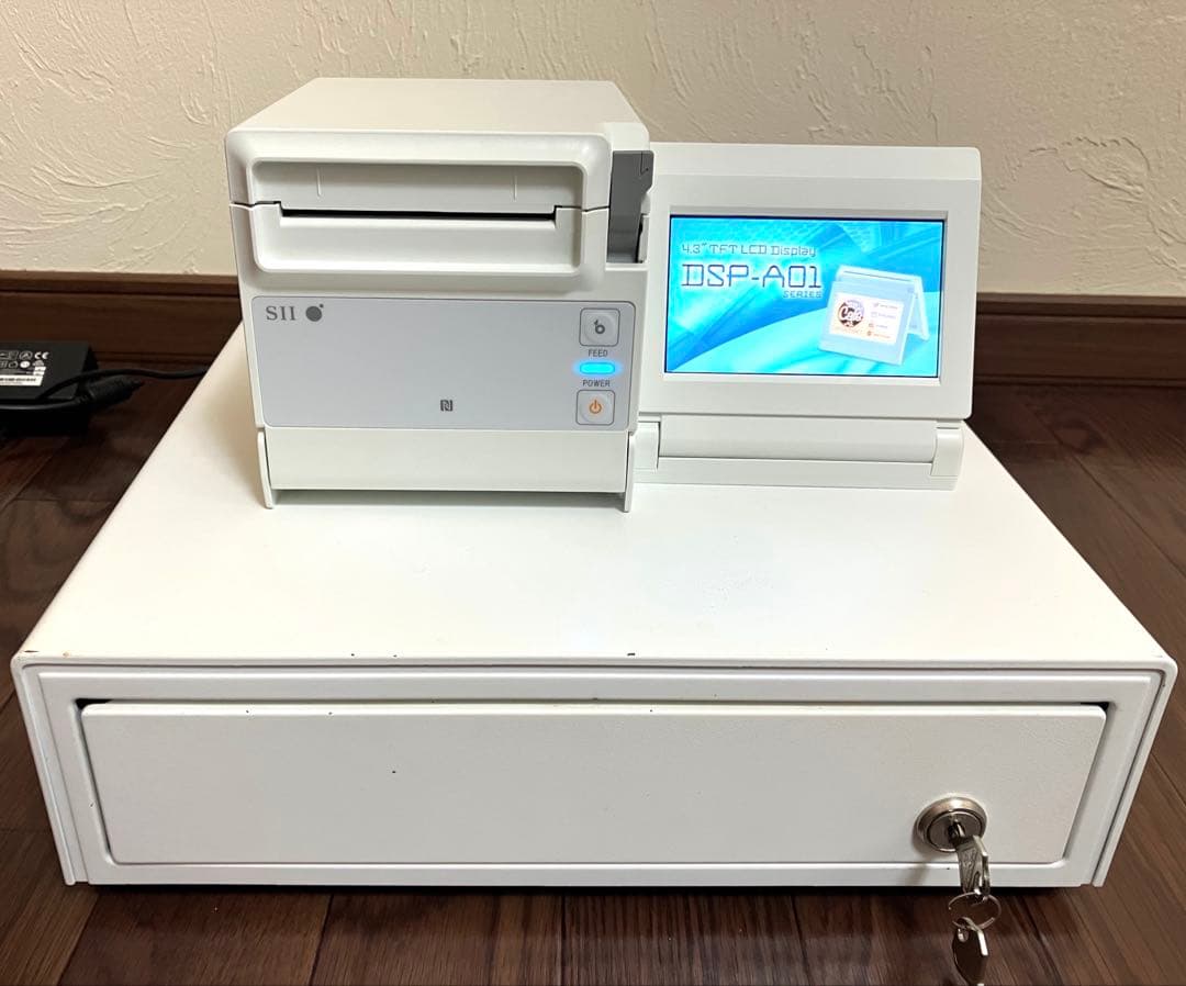 エアレジ/スマレジ対応レジセット プリンターRP-F10 ディスプレイ付き