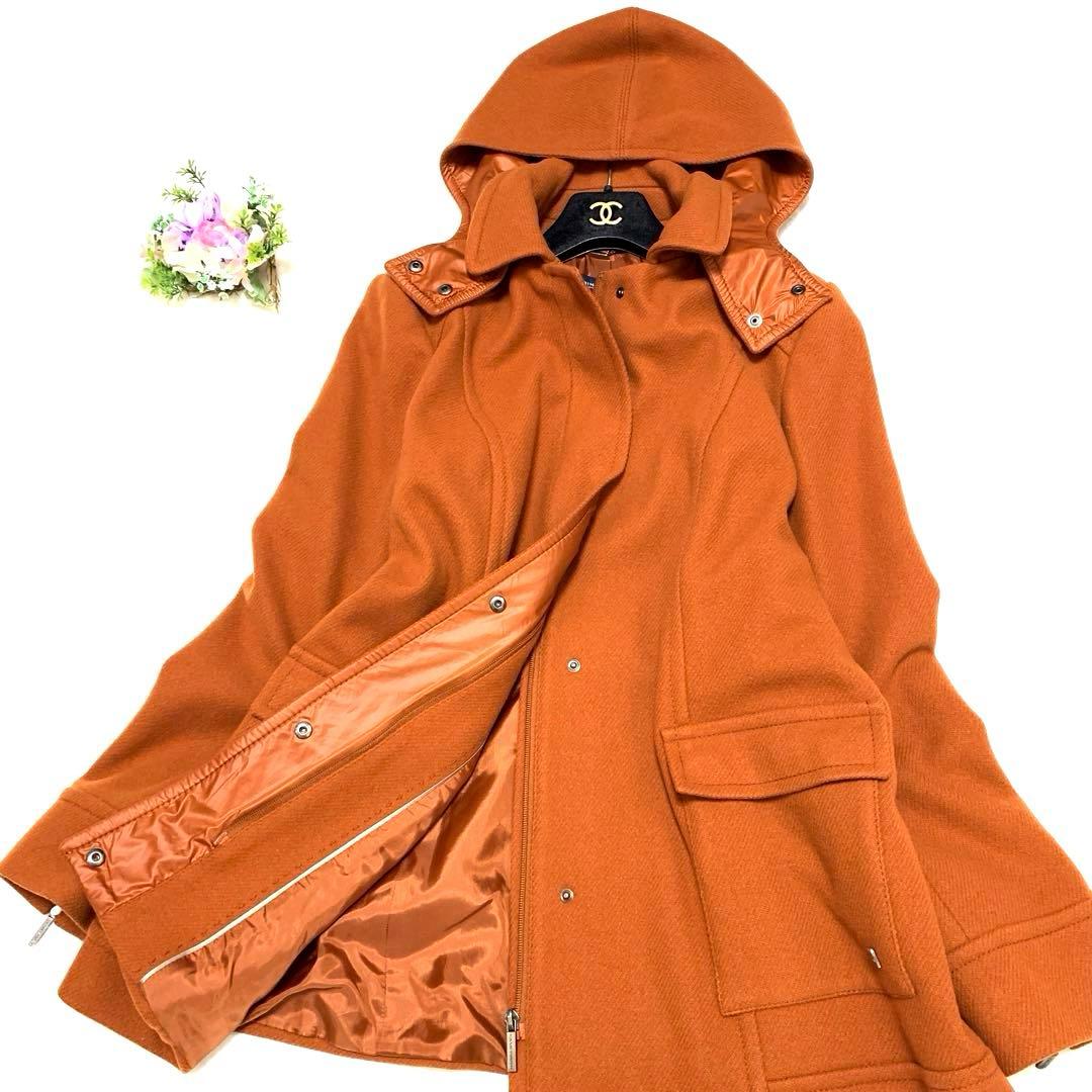 ★ 春よ恋様　マックスマーラマリナリナルディ2wayコート❤︎ハート＆ロゴ金具XL