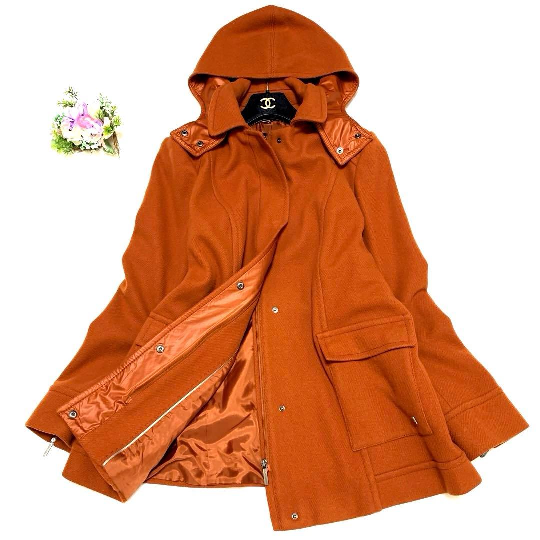 ★ 春よ恋様　マックスマーラマリナリナルディ2wayコート❤︎ハート＆ロゴ金具XL