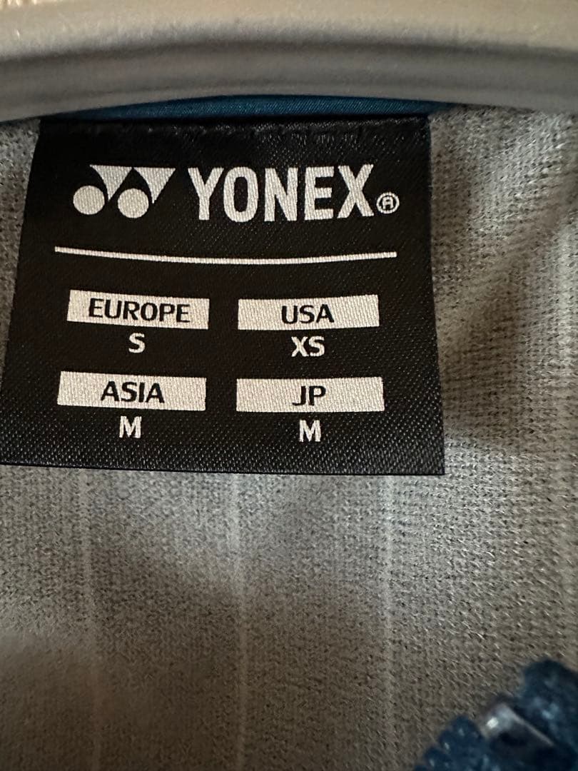 YONEX フード付きジャケット JP ユニM 青