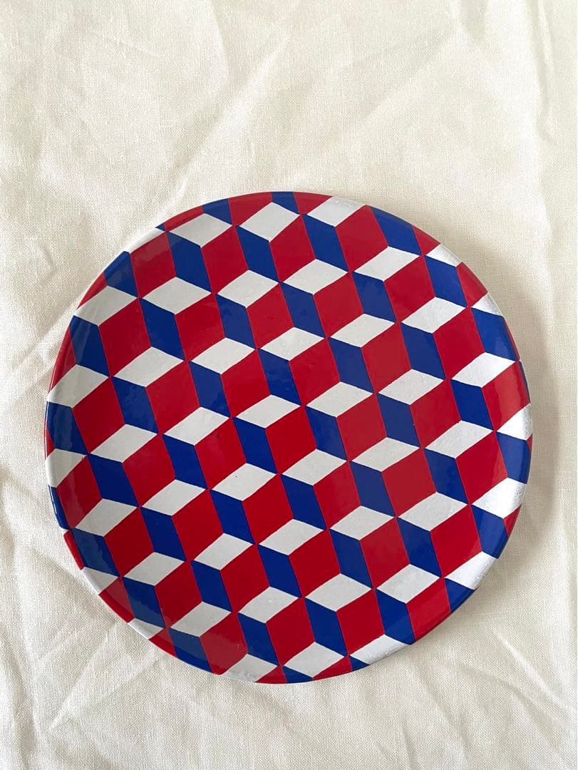 アスティエ トリコロール キューブプレート 19㎝