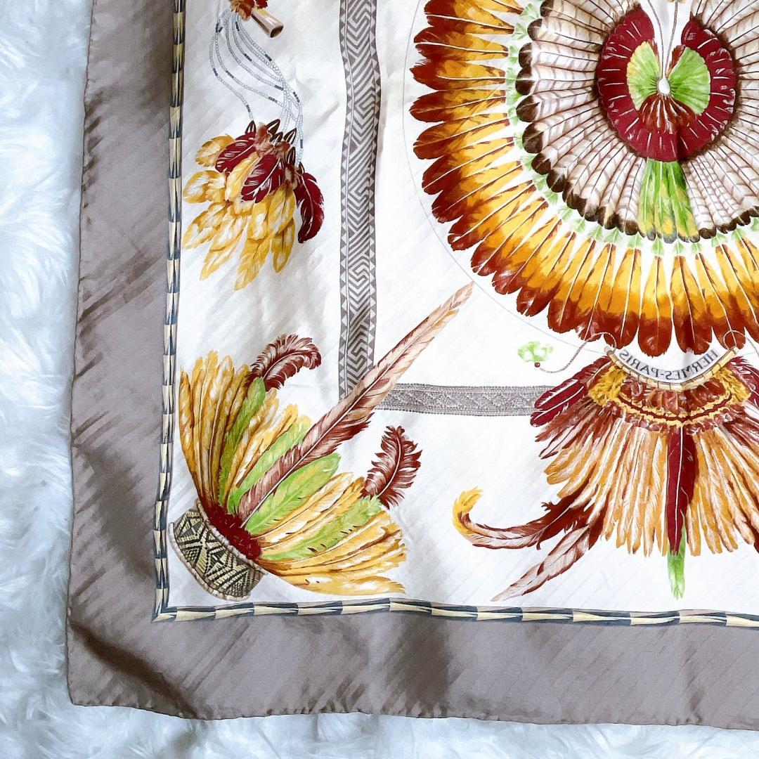 HERMES エルメス ヴィンテージ カレ 90 BRAZIL シルク