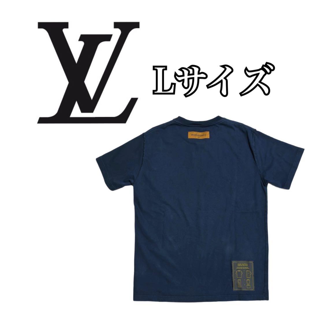 【たかひ】Louis Vuitton ルイヴィトン Tシャツ 紺