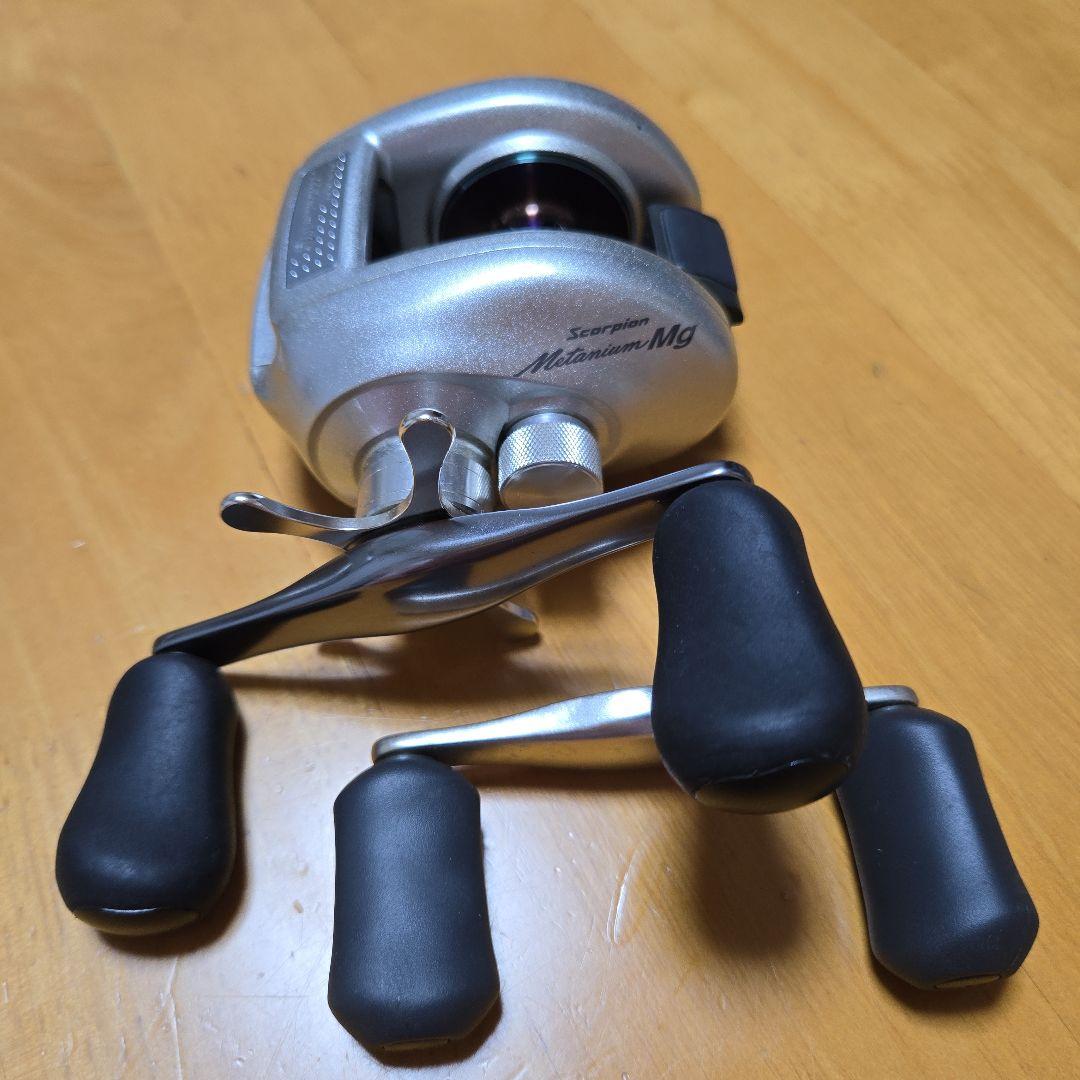 00メタニウムMg左ハンドル 夢屋パワーハンドル(純正ハンドル付き)