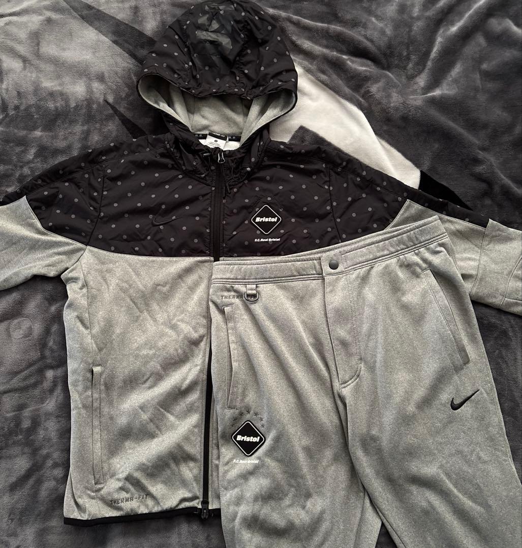 FCRB✕NIKE サーマフィットフーディーセットアップ　トップSパンツM