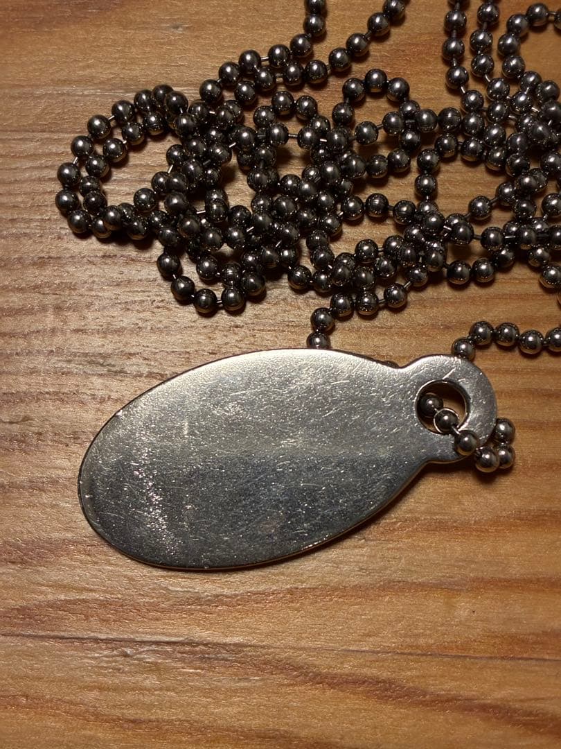 ティファニー　オーバル型ボールチェーンネックレス