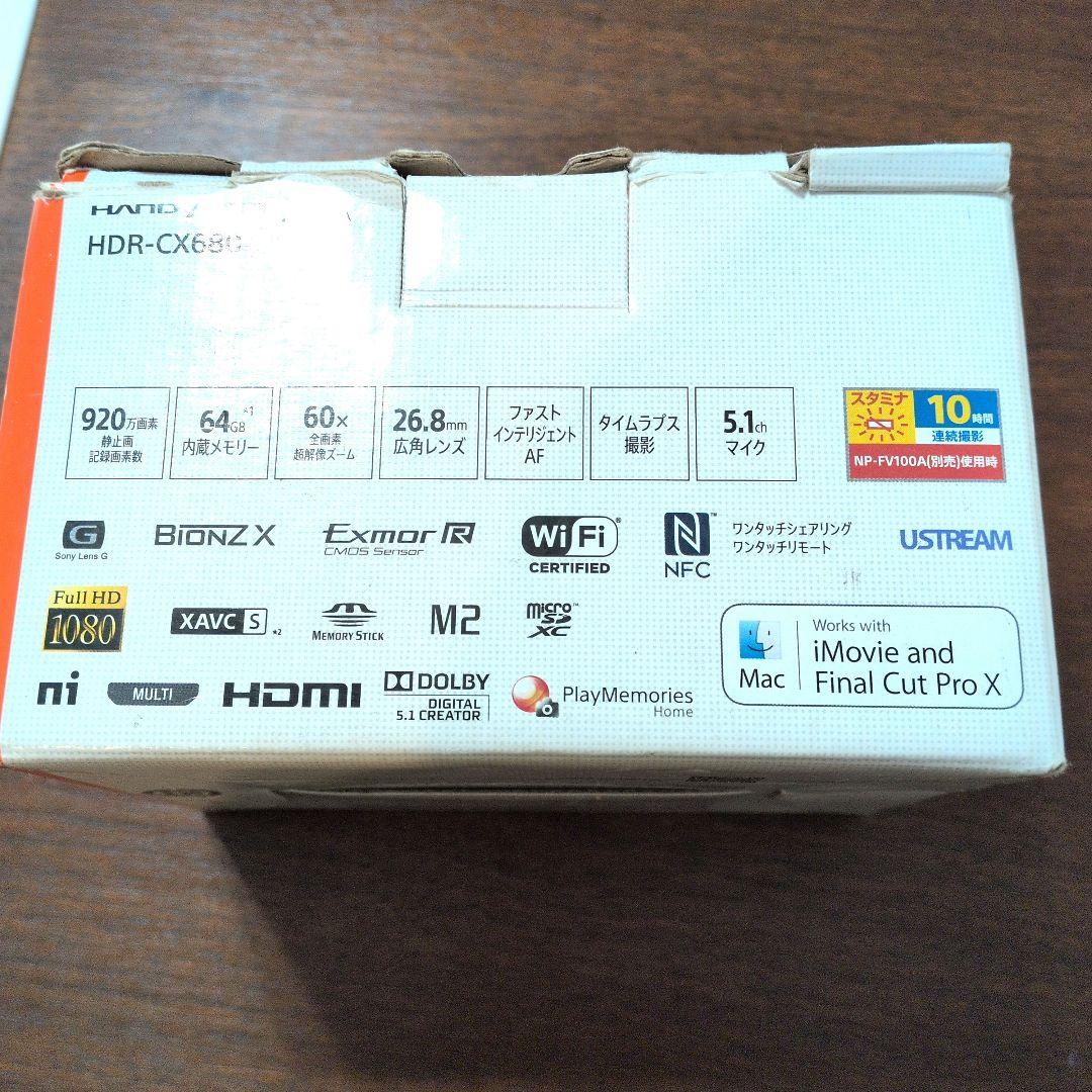 美品 SONY HDR-CX680 ビデオカメラ