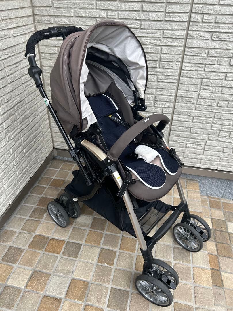 【はるくんママさん専用】Combi ベビーカー アンブレッタ（特注カゴ付き）