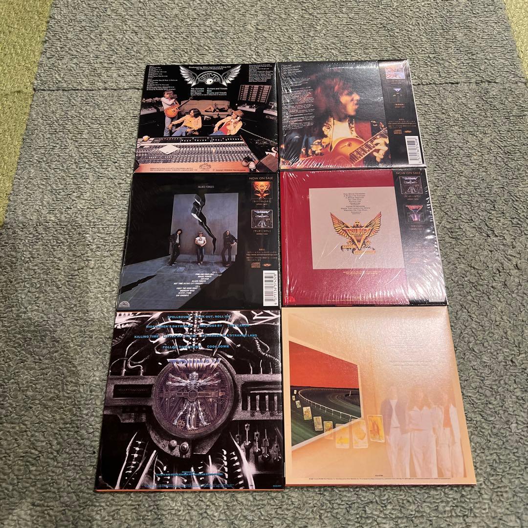 入手困難盤TRIUMPH 国内帯付紙ジャケCD6枚セット