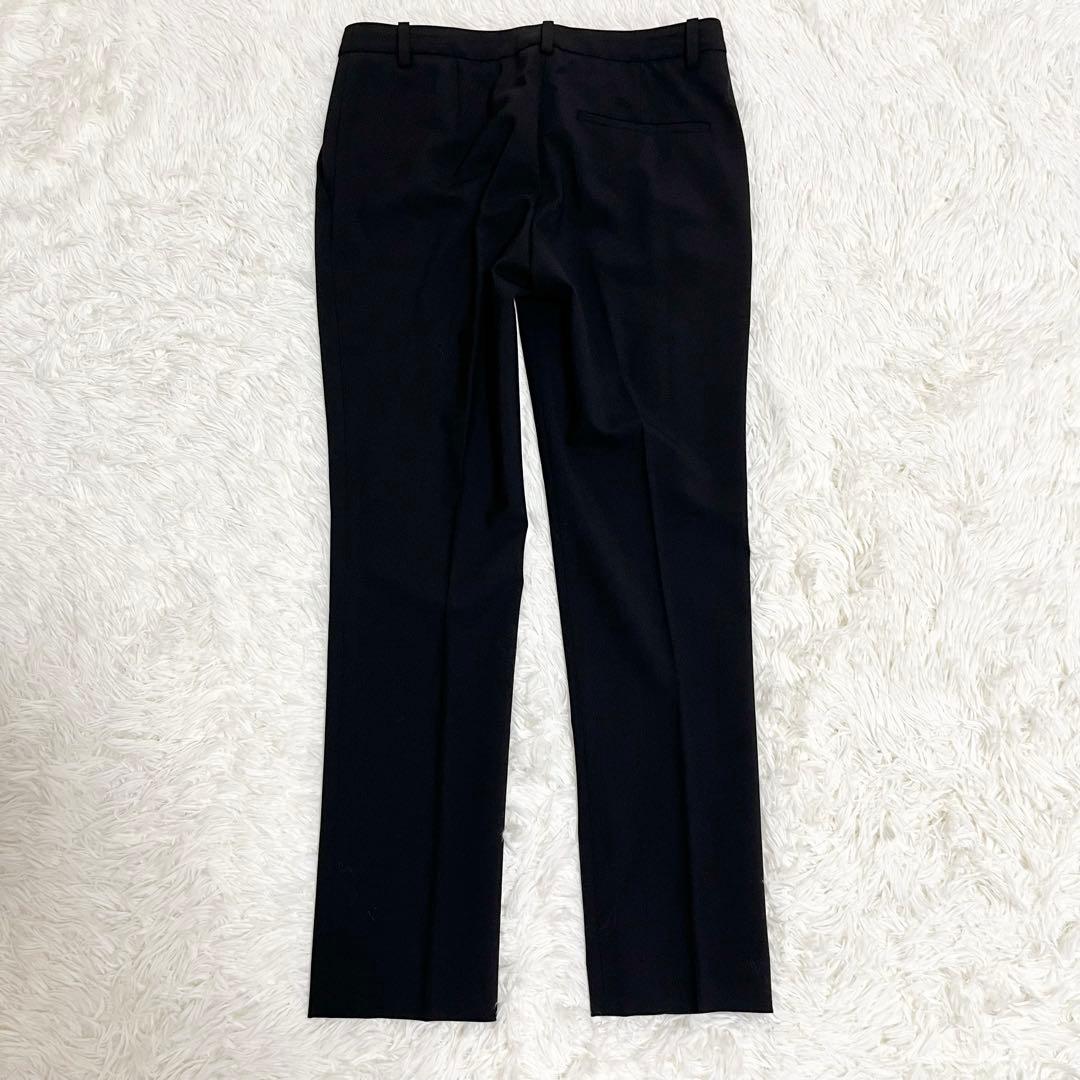 Theory TAILOR 近年 パンツスーツ ノーカラー ブラック 総裏地 S