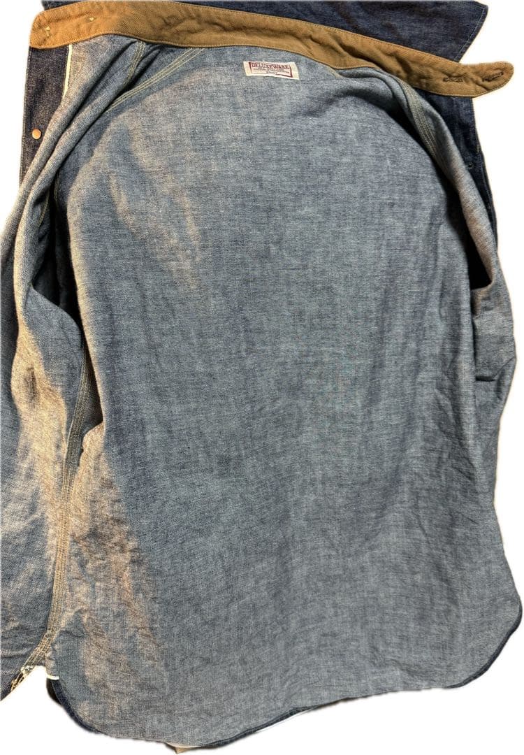 DELUXEWARE デラックスウエア　7640 デニムシャツ　ＸＬ