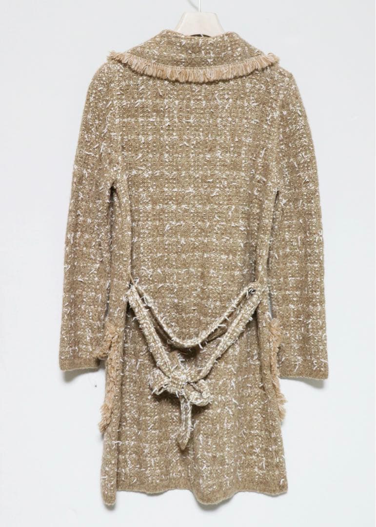 《BRUNO MANETTI -レリアン-》新品 ラメツイードコート 42(L)