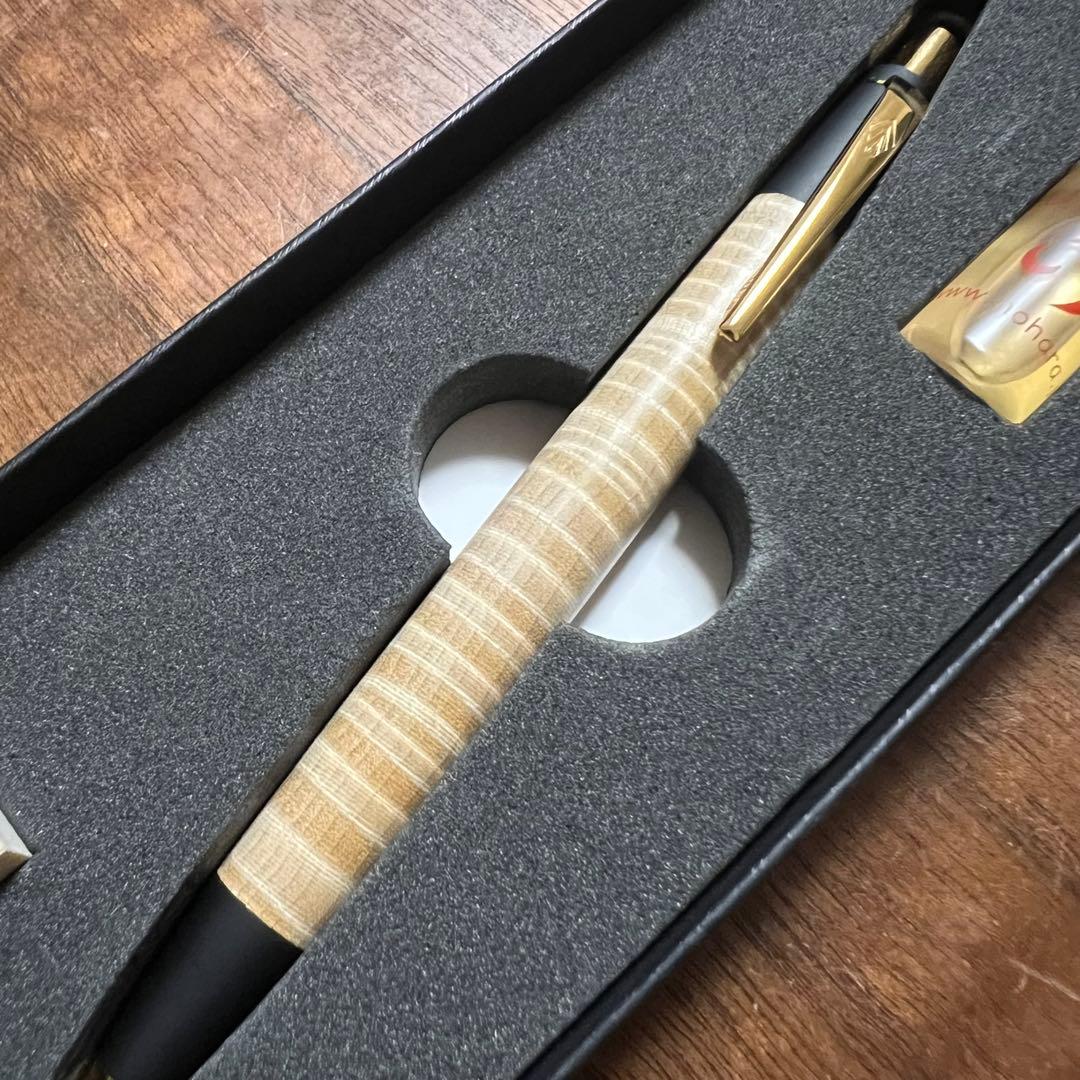 【新品未使用】　野原工芸 木製シャープペンシル シャーペン　トチ　とち