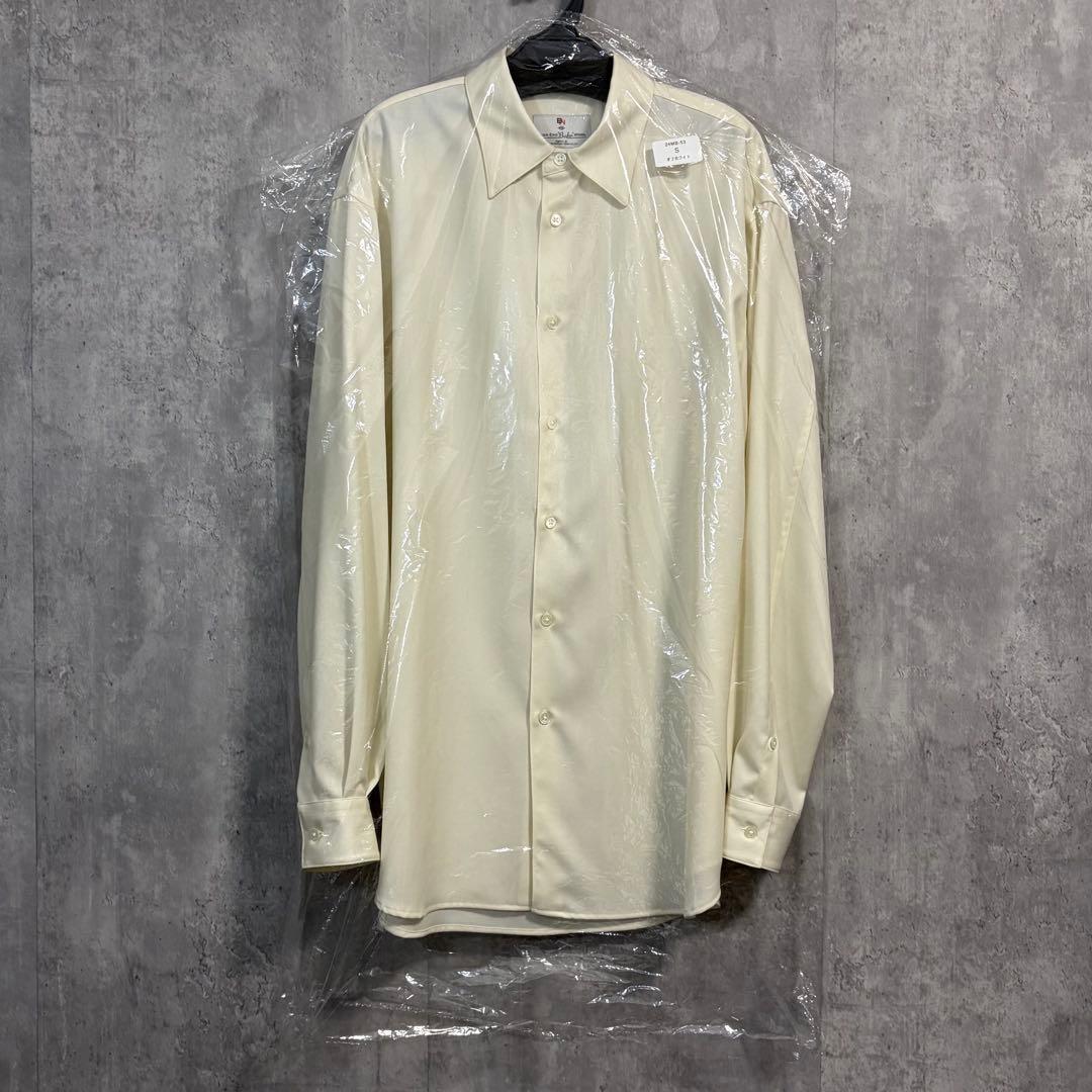 【新品未使用】MB ULTIMATE尾州ウール パーマネントシャツSオフホワイト