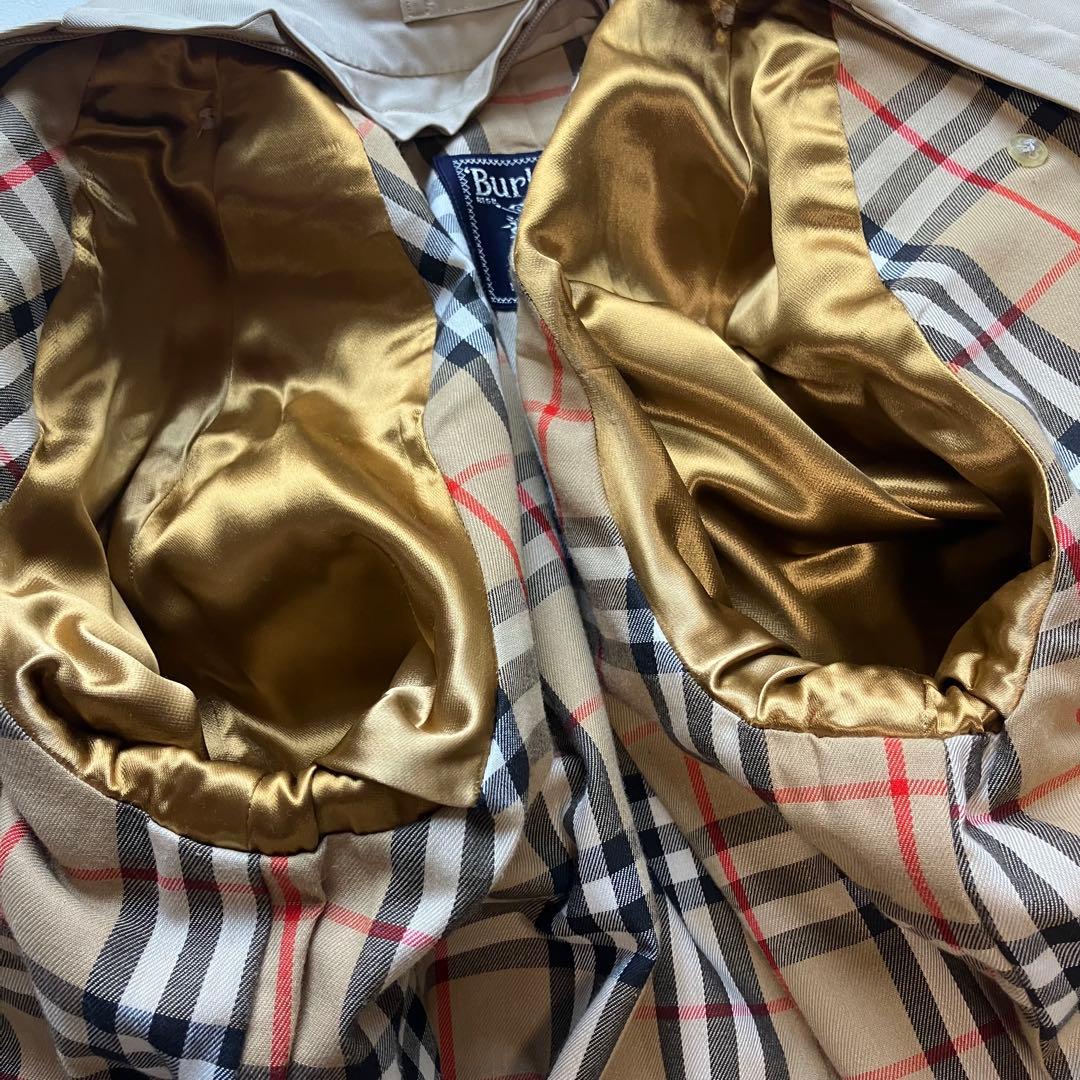 美品 Burberrys ライナー付 トレンチコード ノバチェック 丈114