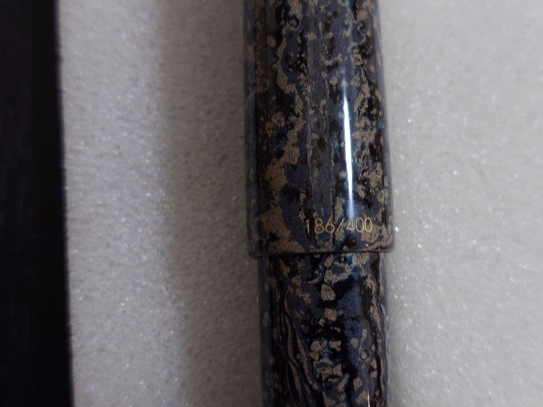 最終値下げ　SAILOR長刀研ぎエボナイト 万年筆「雪景」21K NMF