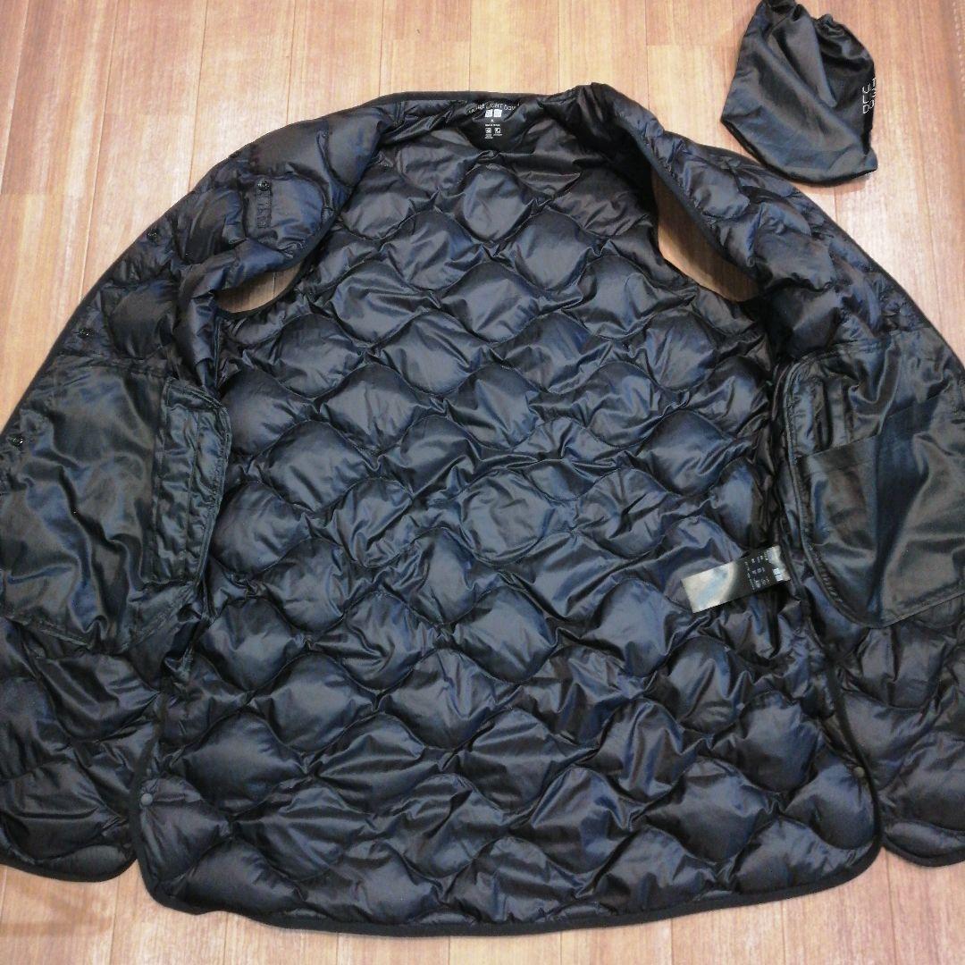 ユニクロ　ウルトラライトダウンロングベスト　XL　ブラック