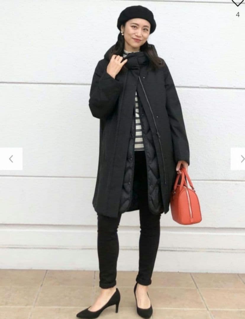 ユニクロ　ウルトラライトダウンロングベスト　XL　ブラック