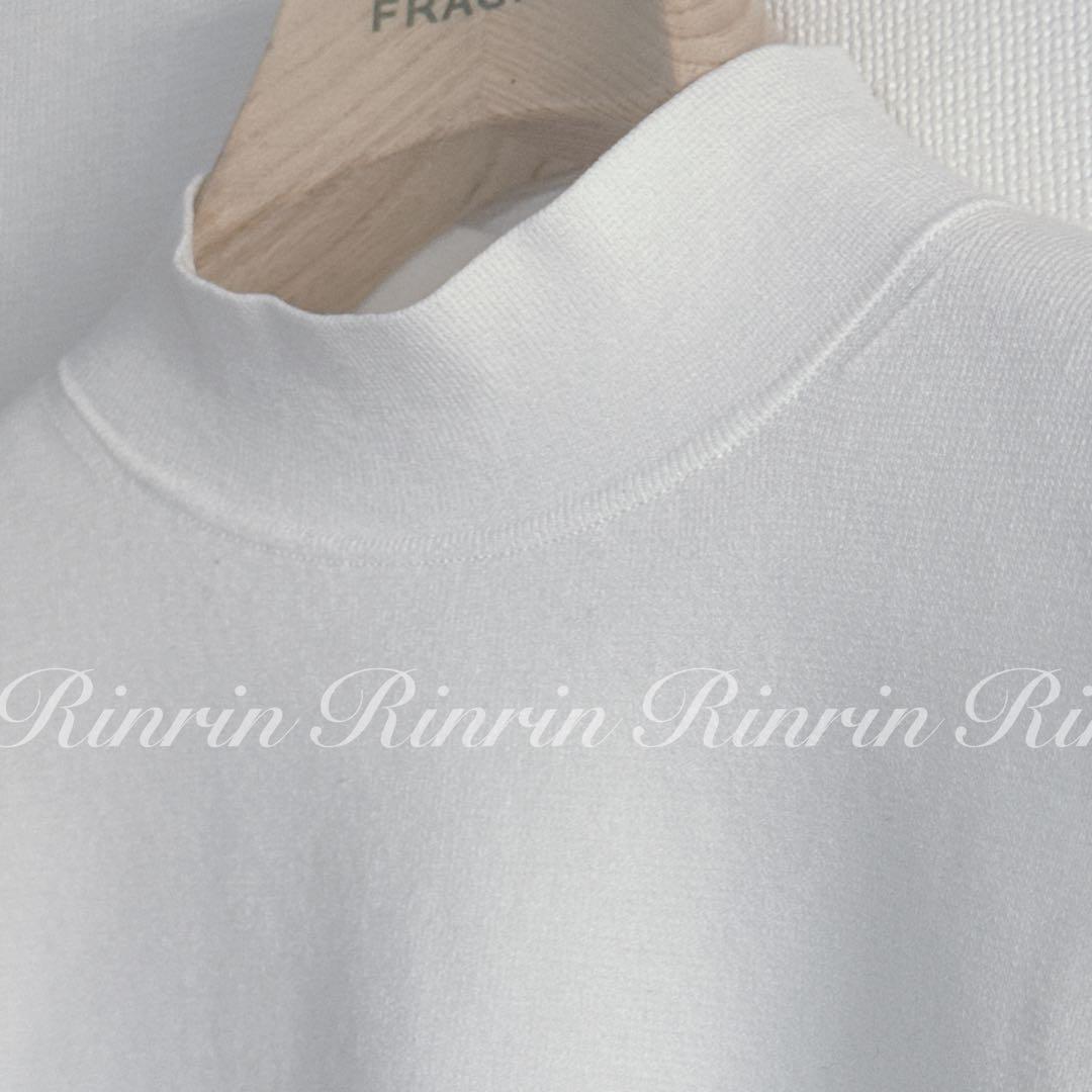 【未使用】ANAYI 16Gミラノリブハイネックプルオーバー 38