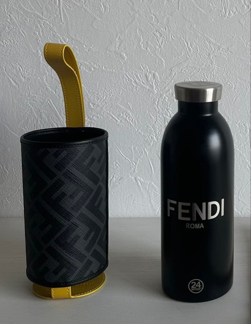 【新品未使用】FENDI ROME ステンレス水筒 黒・金