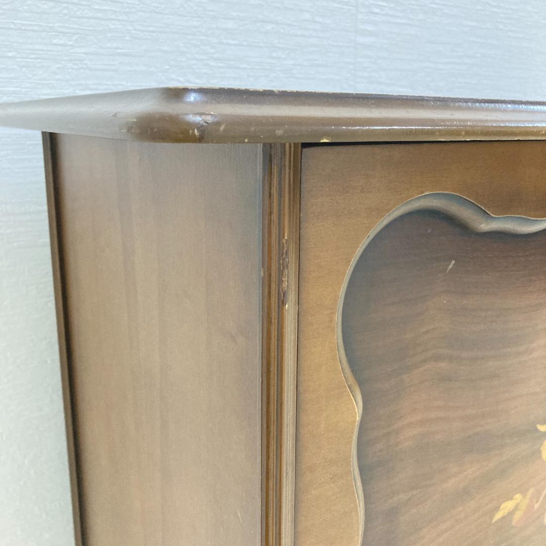 イタリア キャビネット 飾り棚 コンソール チェスト　象嵌細工