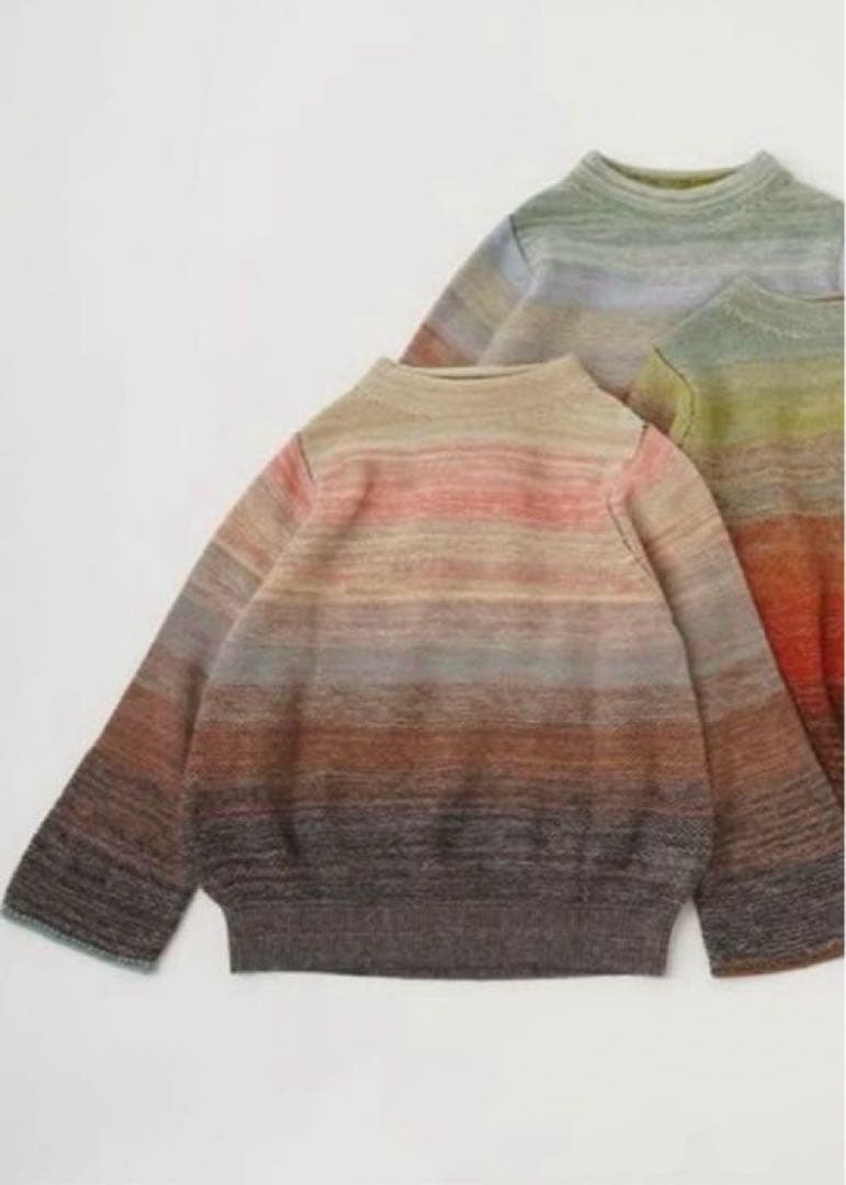 パラスパレス　グラデーション長袖セーター