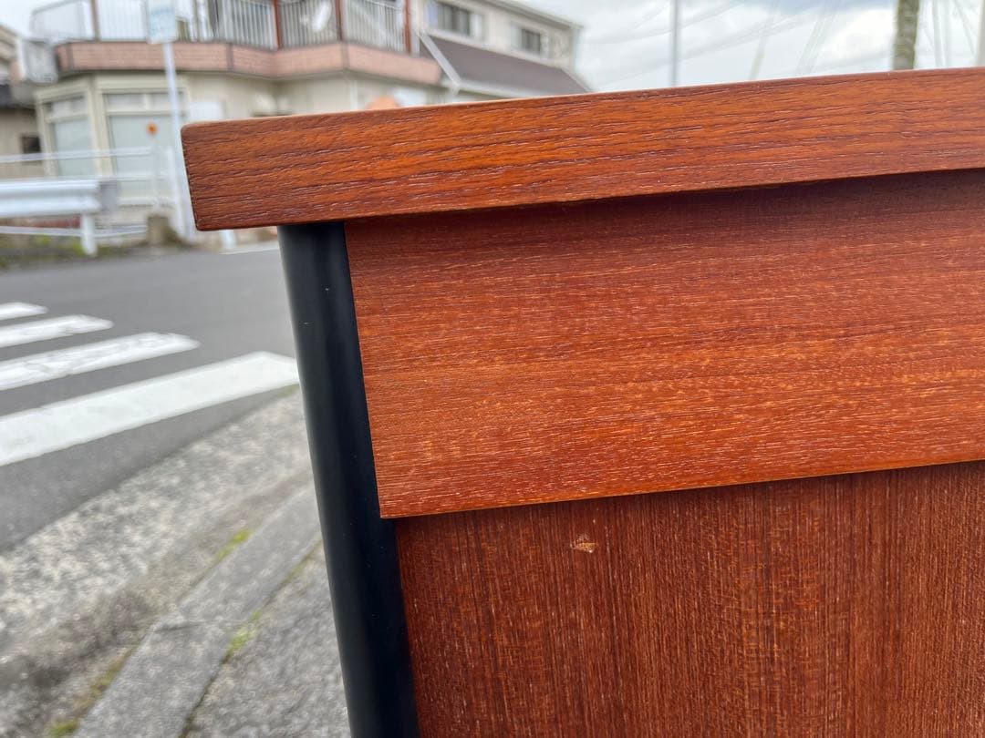 【ビンテージ】天童木工 ビンテージ デスク 机　チーク材　送料込み